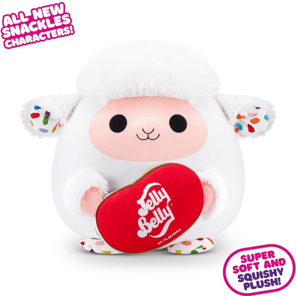 White Plush Sheep Toy 8” - Picture 2 of 2